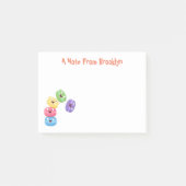 Cute grappige cartoon illustratie post-it® notes (Voorkant)