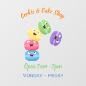 Cute grappige cartoon illustratie raamsticker (Vel)