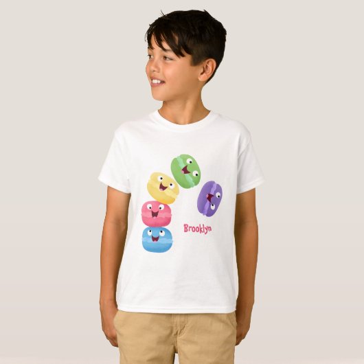 Cute grappige cartoon illustratie t-shirt (Voorkant volledig)