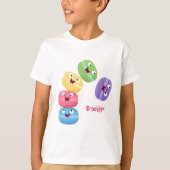 Cute grappige cartoon illustratie t-shirt (Voorkant)