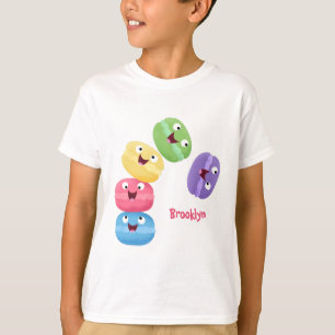 Cute grappige cartoon illustratie t-shirt