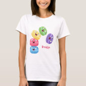 Cute grappige cartoon illustratie t-shirt (Voorkant)
