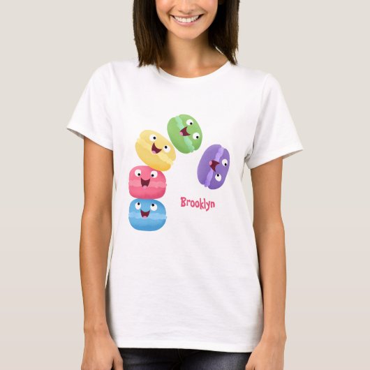 Cute grappige cartoon illustratie t-shirt (Voorkant)