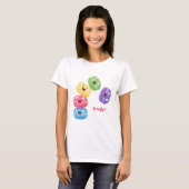 Cute grappige cartoon illustratie t-shirt (Voorkant volledig)