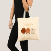 Cute grappige cartoon illustratie tote bag (Voorkant (product))