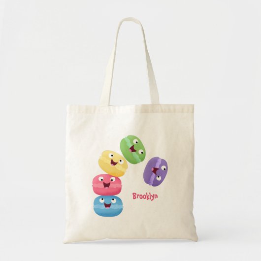 Cute grappige cartoon illustratie tote bag (Voorkant)