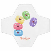 Cute grappige cartoon illustratie voetbal (Enkel)