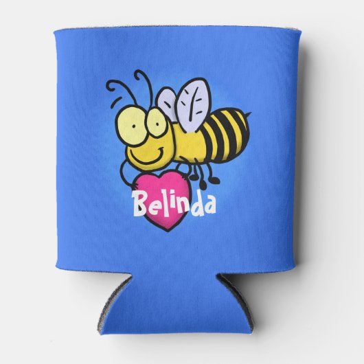 Cute, grappige cartoon koelbox blikjeskoeler (Voorkant)