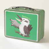 Cute grappige cartoon kookaburra (Achterkant)