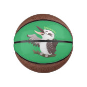 Cute grappige cartoon kookaburra basketbal (Voorkant)