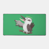 Cute grappige cartoon kookaburra bureaumat (Voorkant)
