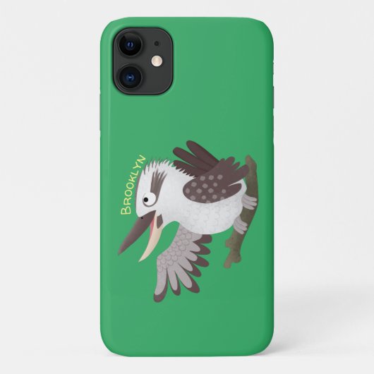 Cute grappige cartoon kookaburra Case-Mate iPhone case (Achterkant)