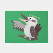 Cute grappige cartoon kookaburra deurmat (Voorkant)