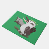 Cute grappige cartoon kookaburra deurmat (Schuin)