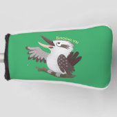 Cute grappige cartoon kookaburra golfheadcover (Voorkant)