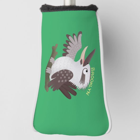 Cute grappige cartoon kookaburra golfheadcover (Draai 90)