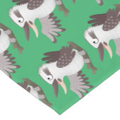 Cute grappige cartoon kookaburra korte tafelloper (Hoek)