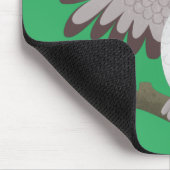 Cute grappige cartoon kookaburra muismat (Hoek)