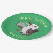 Cute grappige cartoon kookaburra papieren bordje (Gekanteld)