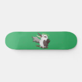 Cute grappige cartoon kookaburra persoonlijk skateboard (Horizontaal)