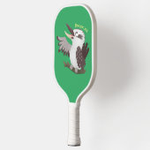 Cute grappige cartoon kookaburra pickleball paddle (Links)