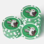 Cute grappige cartoon kookaburra poker chips (Opstapeling)
