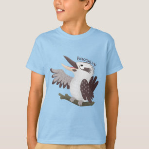 Cute grappige cartoon kookaburra t-shirt