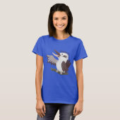 Cute grappige cartoon kookaburra t-shirt (Voorkant volledig)
