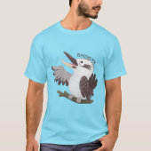 Cute grappige cartoon kookaburra t-shirt (Voorkant)