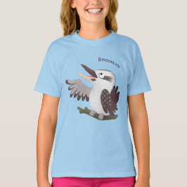 Cute grappige cartoon kookaburra t-shirt