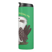 Cute grappige cartoon kookaburra thermosbeker (Geroteerd rechts)