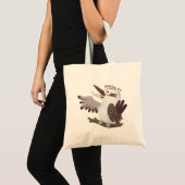 Cute grappige cartoon kookaburra tote bag (Voorkant (product))