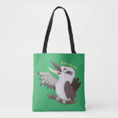 Cute grappige cartoon kookaburra tote bag (Voorkant)