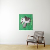 Cute grappige cartoon kookaburra wandkleed (In situ)