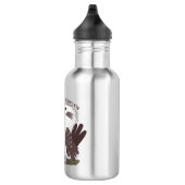 Cute grappige cartoon kookaburra waterfles  (Rechts)