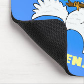 Cute grappige cartoon van het feest van de cocktai muismat (Hoek)