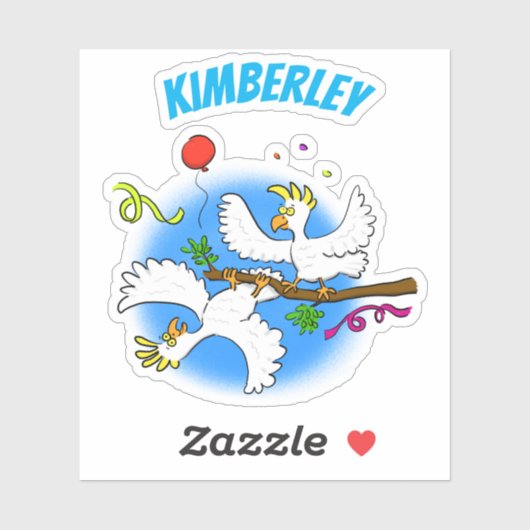 Cute grappige cartoon van het feest van de cocktai sticker (Vel)