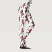 Cute grappige cartoon voor paardenvoetbal leggings (Rechts)