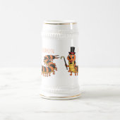 Cute grappige centipede cartoon illustratie bierpul (Center)