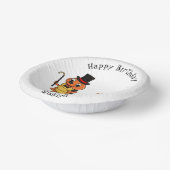 Cute grappige centipede cartoon illustratie papieren kommen (Gebogen)