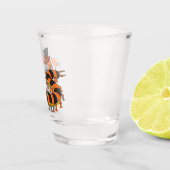 Cute grappige centipede cartoon illustratie shot glas (Rechts)