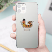 Cute grappige centipede cartoon illustratie sticker (Telefoon)