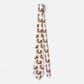 Cute grappige centipede cartoon illustratie stropdas (Voorkant)