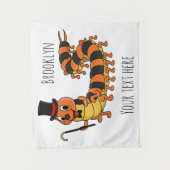 Cute grappige centipede cartoon illustratie wandkleed (Voorkant)