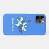 Cute grappige cockatoeages cartoon Case-Mate iPhone case (Achterkant (horizontaal))
