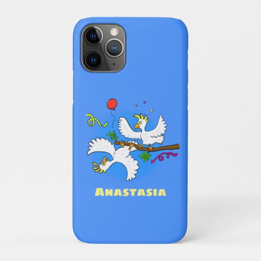 Cute grappige cockatoeages cartoon Case-Mate iPhone case (Achterkant)