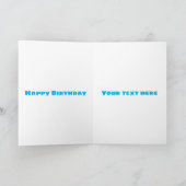 Cute grappige cockatoeages cartoon kaart (Binnen)