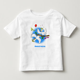 Cute grappige cockatoeages cartoon kinder shirts