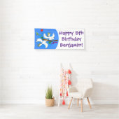 Cute grappige cockatoeages cartoon spandoek (Insitu)