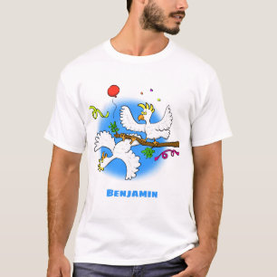 Cute grappige cockatoeages cartoon t-shirt